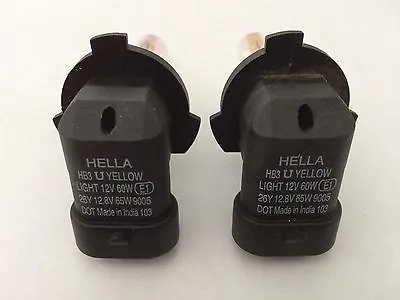 9005/HB3 Hella High Performance Xenon Light Bulbs Yellow Bulb Headlight/Fog Lamp • $16.99