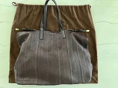 Michael Kors Harlow Large Shoulder Tote Geniune Snake Leather Authentic  • $825