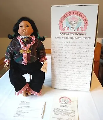 $30 • Buy  Ling Lee  Doll By Val Shelton 16  W Box, Limited Edition COA “Oriental Toddler