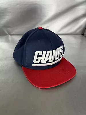 Mitchell & Ness New York Giants Hat Cap Adjustable Snap Back Red White Blue NFL • $25.97