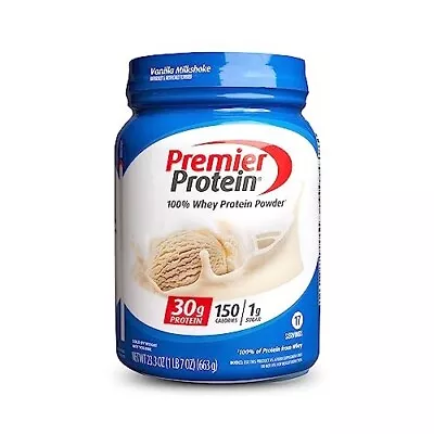 Premier Protein PowderVanilla Milkshake100% Whey Protein Keto Friendly23.3oz • $18.68