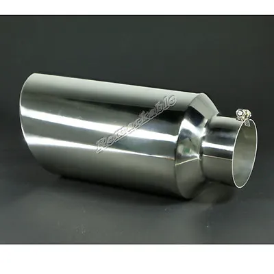 5  Inlet 8  Outlet 18  Long Stainless Steel Rolled Edge Diesel Exhaust Tip • $42.90