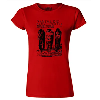 Womens Adam And The Ants Ant Music Gig Inspired Punk T Shirt Pistols Ruts • £9.99