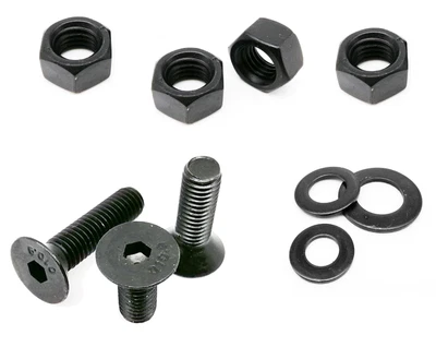 £4.99 • Buy 10.9 Steel Metal Hex Hexagon Socket Nut Flat Countersunk Head Screw Bolt Washers