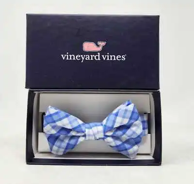 New Boys Vineyard Vines Blue Plaid Bow Tie • $34.99