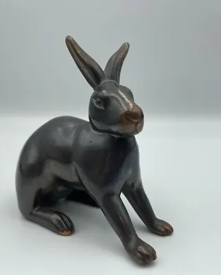 Cold Cast Miniature Bunny Rabbit Bronze? • $79