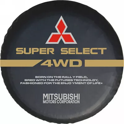 Black 32 -33  Spare Wheel Tire Cover For Mitsubishi PAJEOR Montero 4WD Vinyl New • $20.99