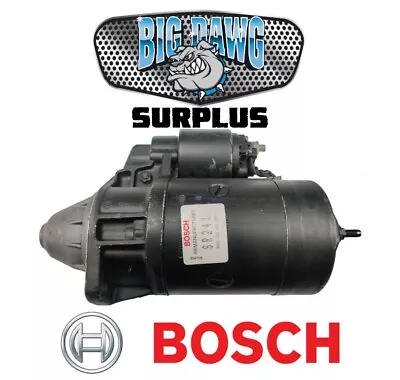 Bosch Starter Motor SR24X For 78-84 Audi 2.2L & 77-82 Porsche 2.0L (Reman) • $65