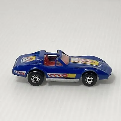 1979 VINTAGE Matchbox Die Cast Superfast Chevrolet Corvette No.40 Blue T-roof  • $9.27