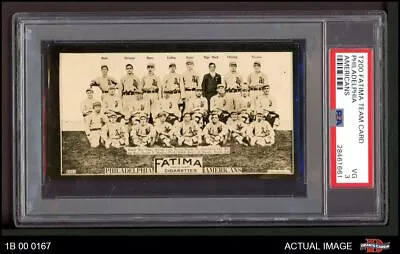 1913 T200 Fatima Teams Philadelphia Americans Athletics PSA 3 - VG • $1160