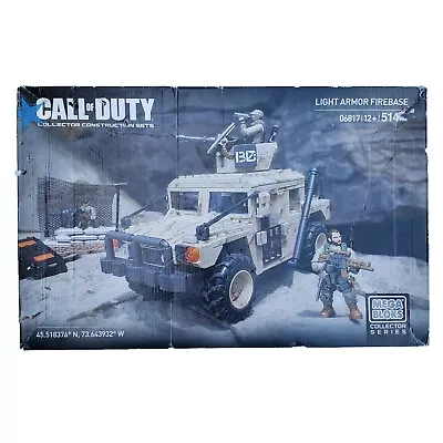 2014 Mega Bloks Call Of Duty Light Armor Firebase Collector Construction Set New • $109.54