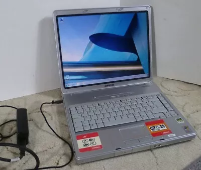 Retro Vintage Compaq Presario M2000 15  Laptop Sempron 1Gb / 60Gb IDE Win 7 • £40