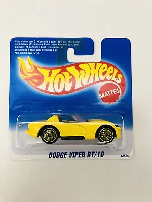 Dodge Viper RT/10 Yellow MOPAR UH Hot Wheels 1995 International Short Card • $4.45