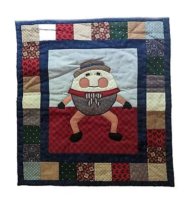 Vintage Humpty Dumpty Quilted Wall Panel • $15