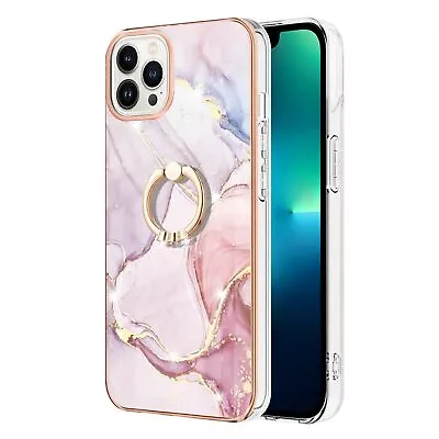 $6.96 • Buy Anti Fall Rigid Gel Armor Snap On Case Cover Stand Ring For Iphone Moto Samsung