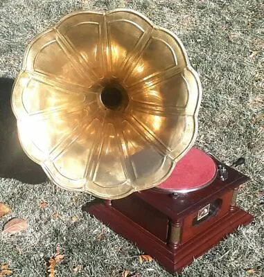 Replica Masters Voice Gramophone Vintage Thorens Reproduction Excellent Working • $414.67