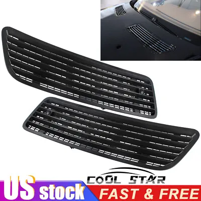 Fit For 2007-2013 Mercedes Benz S550 W221 Pair Front Hood Upper Grill Vent • $51.75