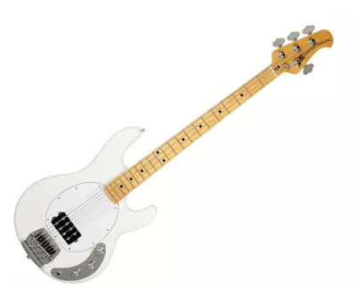 Ernie Ball Music Man Retro 70s Stingray 4-String Bass Guitar - White • $3199