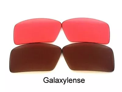 Galaxy Prizm Replacement Lenses For Oakley Eyepatch 1&2 Brown&Ruby Golf • $10.95