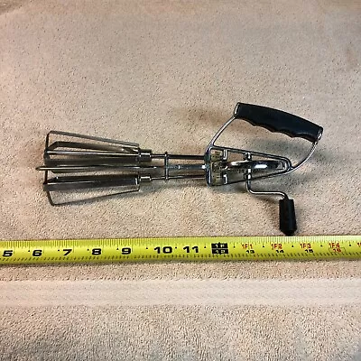 Vintage Manual Stainless Steel Hand Mixer • $3.50