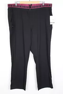 Med Couture Women's Scrub Pants Touch 2 Cargo Pocket Pant 2XL Black 7739 • $25.49