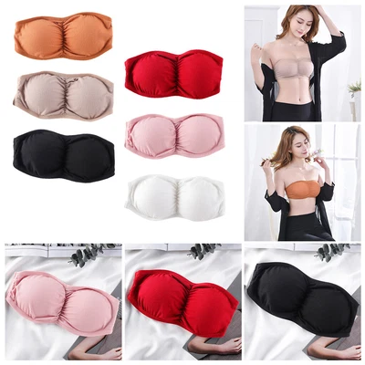 Women Girls Invisible Bra Bralette BacklESS Underwear • £8.93