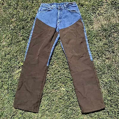 Wrangler Pro Gear Denim Blue Jeans 32x32 Brush Pants Durable Heavy Work • $25.99