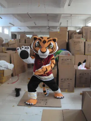 $129 • Buy Tigress Tiger Kung Fu Panda Mascot Costume Halloween COS Adult Fancy Dress Newly
