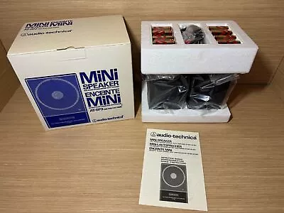 New Old Stock Rare - Audio Technica Japan 80s Mini Speaker Speakers AT-SP3 Pair • $268.68