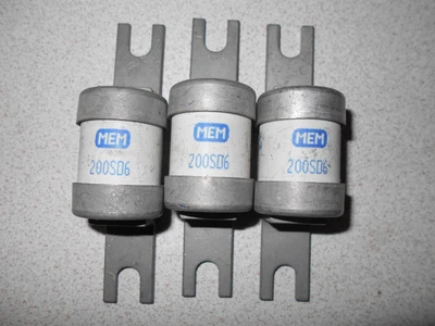£15 • Buy MEM 200SD6 BS88.1 Industrial Fuse Link 94mm