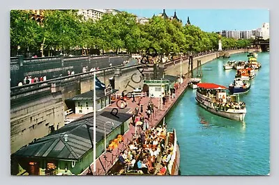 Postcard UK London Westminster Pier River Thames John Hinde  (I7) • $14.87