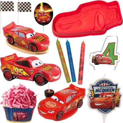 £3.88 • Buy Disney Cars Pie Decoration Deco Cake Pie Baking Car Kid's Birthday Set