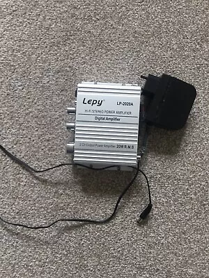 LEPY LP-2020A Class-D Digital Stereo Amplifier! Working Order • £11.21