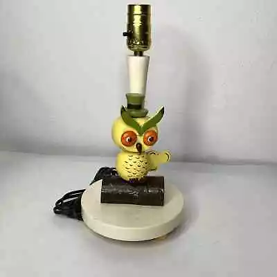 Irmi Vintage MCM Owl Children's Table Lamp Nursery Decor Tested-works • $34.99