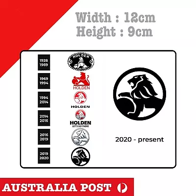 Holden Logo Vintage To Current  - 1928 To 2022 Sticker • $7.10