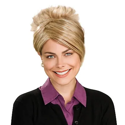 Karen Wig Speak To The Manager Blonde Short Pixie Haircut Bangs Can I Your Mom • $18.18