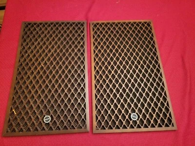 Vintage 1970's SANSUI SP-50 Bookshelf 2-Way Wood Speaker Grills Only • £38.06