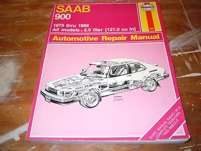 Saab 900 Haynes Repair Manual (1979 Thru 1988).  All Models. • $7.99