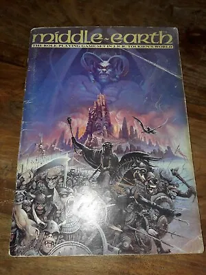 £24.99 • Buy Middle-earth Lotr Rpg Merp Ice Rulebook 1985 Games Workshop