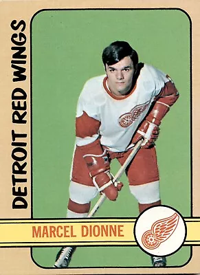 1972-73  Marcel Dionne - Detroit Reds Wings - Topps #18 - Nice Card - No Creases • $4.99