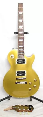 Epiphone Slash Victoria Les Paul Standard Metallic Goldtop With Case • $46