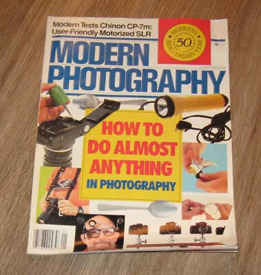 Modern Photography Magazine January 1987 How To Do Almost Anything In CAMERAS • $8.72