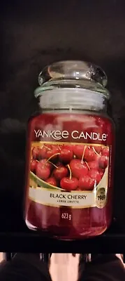 Yankee Candle Black Cherry Large Jar  (NEW) • £20