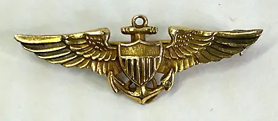 Vintage US Navy Miniature Pilot Wings - Pin Back • $25