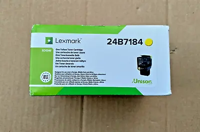 Original Lexmark 24B7184 Yellow Toner Cartridge For XC4240 • £149.99