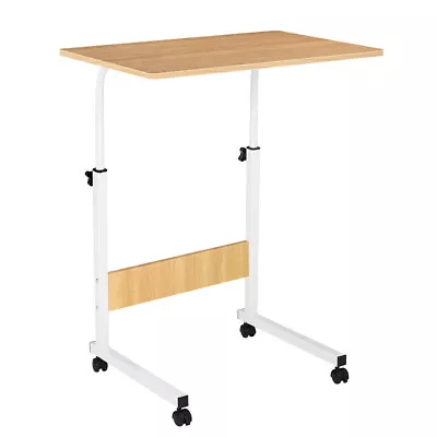 Mobile Laptop Desk Computer Table Stand Adjustable Bed Bedside Portable Study • $24.38