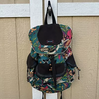 Sakroots Artist Circle Bird Flap Backpack • $18.99