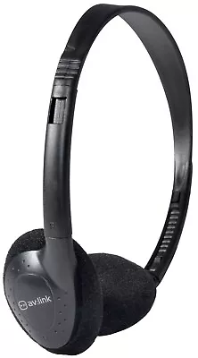 AVLink Lightweight Digital Stereo TV Headphones Computer IPAD/iPOD/MP3 • £9.99