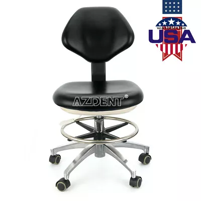 PU Leather Dental Medical Stool Doctor Assistant Stool Mobile Chair Adjustable • $165.59