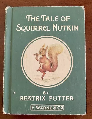 Vintage 1931 Book By Beatrix Potter    The Tale Of Squirrel Nutkin  • $1